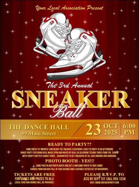 Sneaker Ball  Flyer
