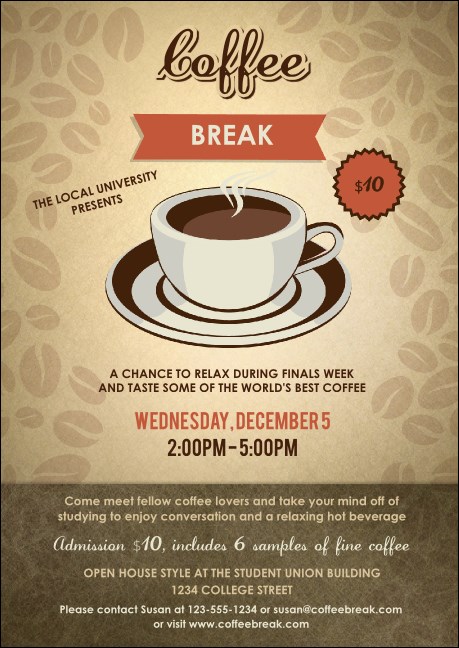 Coffee Club Flyer