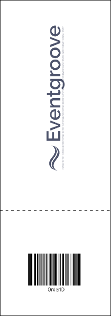 Retro Sunburst Raffle Ticket Product Back