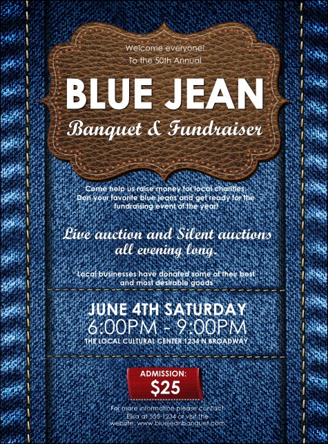 Blue Jeans Flyer Product Front
