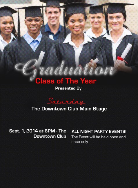 Commencement Event Invitation Product Front