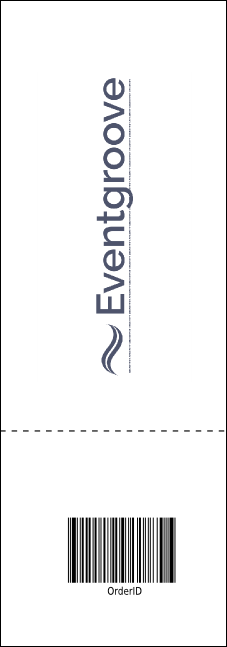 All Purpose Blue Raffle Ticket Product Back