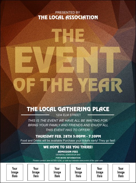 All Purpose Geometric Logo Flyer Product Front