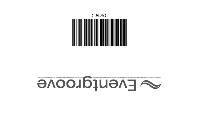 Montreal Drink Ticket (black and white) Product Back