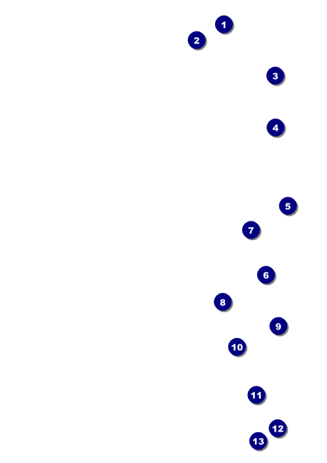 Beach Postcard Front Field Markers