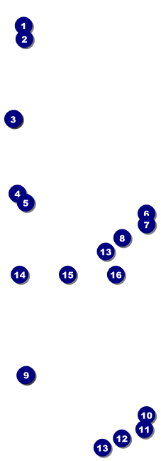 Candy Event Ticket Front Field Markers