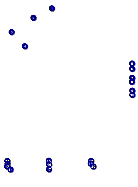 Diamond Flyer Front Field Markers