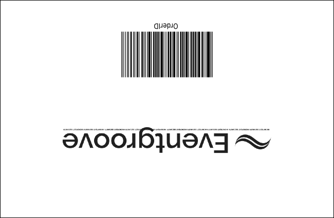 Twin Cities Drink Ticket (black and white) Product Back