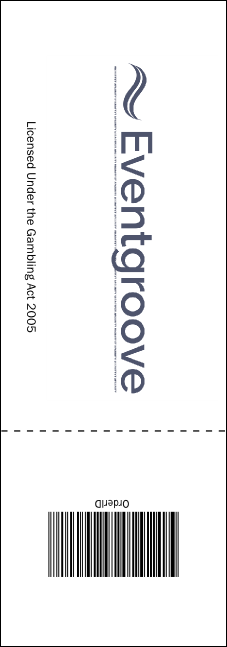 Medieval Banquet Raffle Ticket Product Back