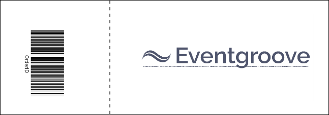 Norwegian Event Ticket Product Back