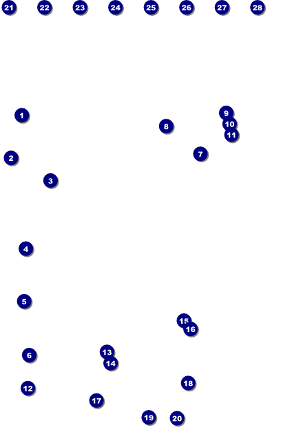 Retro Stripes Logo Poster Front Field Markers