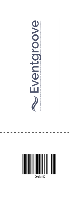 Retro Stripes Raffle Ticket Product Back