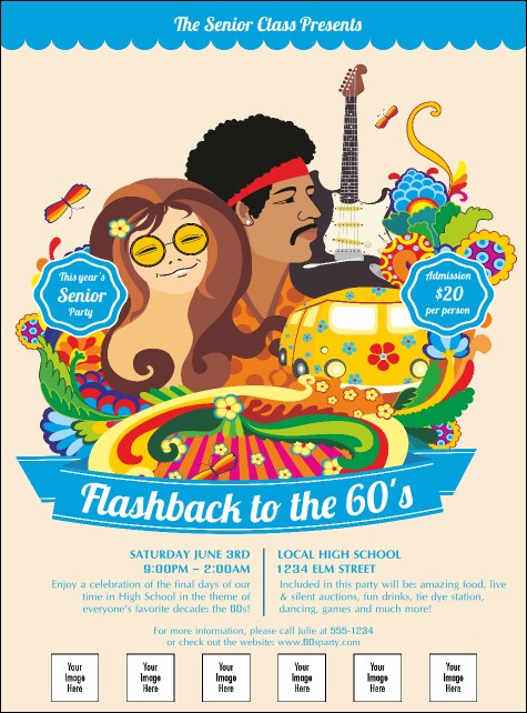 Sixties Logo Flyer Product Front