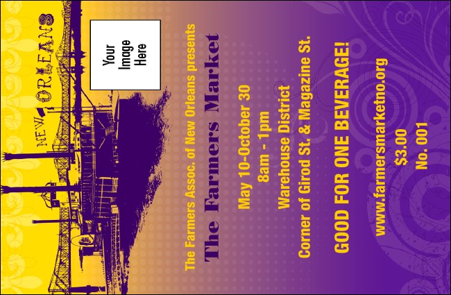 New Orleans Drink Ticket