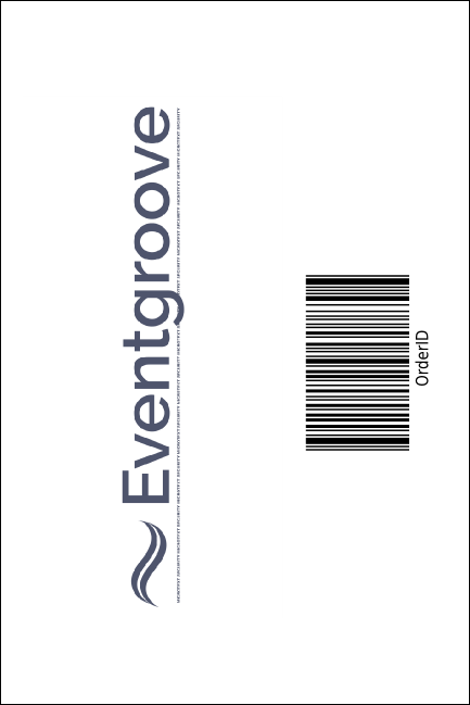 Run for a Cause (Blue-Green) Economy Event Badge Product Back