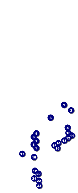 All-Star Retro Baseball Table Tent Front Field Markers