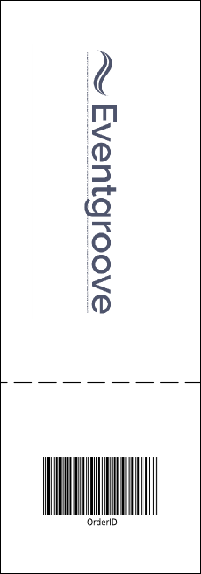 Galaxy Hip Hop Yellow Event Ticket Product Back