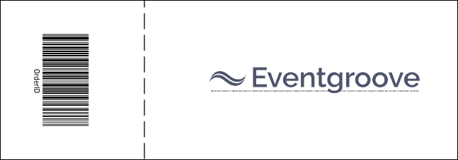 Yellow Stripes Reserved Event Ticket Product Back