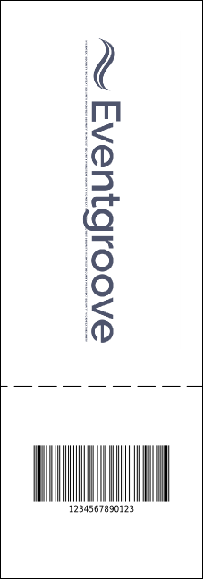 Your Photo Concert Event Ticket Product Back