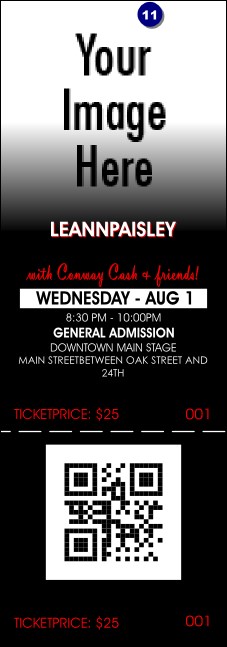 Your Photo Concert Event Ticket