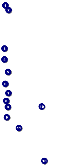 Bow Tie Event Ticket Front Field Markers