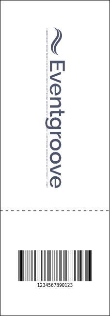 Birthday Geometric Event Ticket Product Back