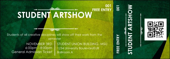 Abstract Event Ticket