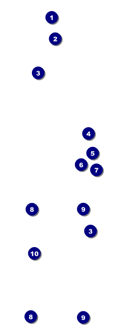 All Purpose Clouds Event Ticket Front Field Markers