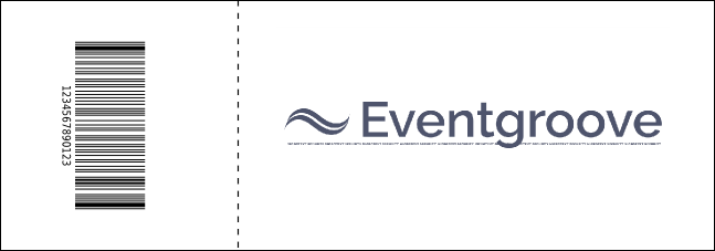 Black Tie Gala Event Ticket Product Back