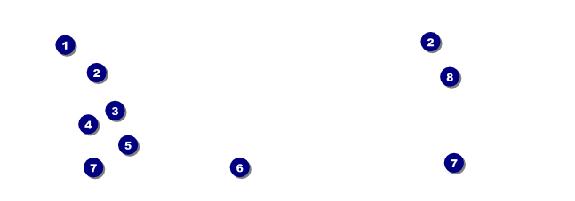 Black Tie Gala Event Ticket Front Field Markers