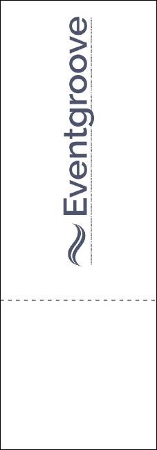 Faded Colors Event Ticket Product Back