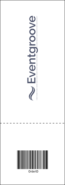 Dance Silhouette Reserved Event Ticket Product Back