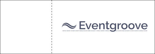 Patriotic Vote Event Ticket Product Back