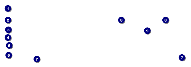 Patriotic Vote Event Ticket Front Field Markers