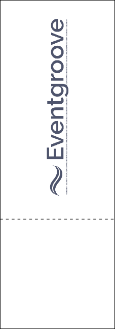 Soccer Stadium Event Ticket Product Back