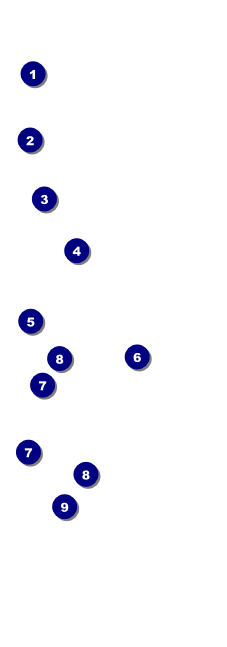 Sports Stripes Event Ticket Front Field Markers