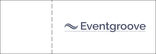 Gold Glitter Event Ticket Product Back