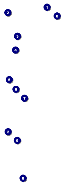 Walk Event Ticket Front Field Markers