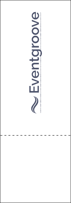 White Ribbon Event Ticket Product Back