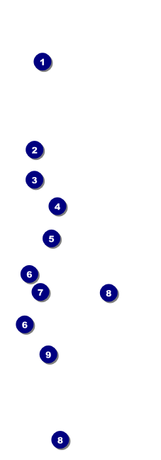 White Ribbon Event Ticket Front Field Markers