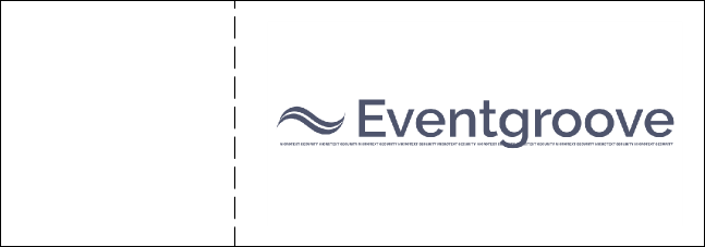 Wedding Flower Event Ticket Product Back