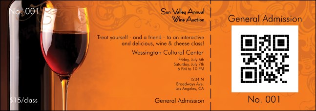 Wine Event Ticket