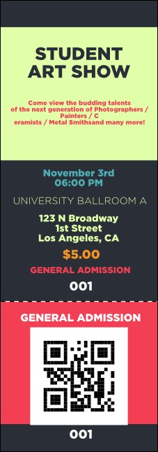 Image Upload Event Ticket