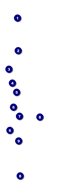All Purpose Blue Event Ticket Front Field Markers