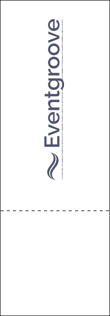 All Purpose Geometric Event Ticket Product Back