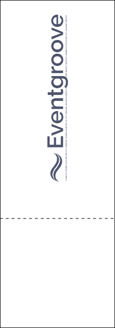 Alternative Music Event Ticket Product Back