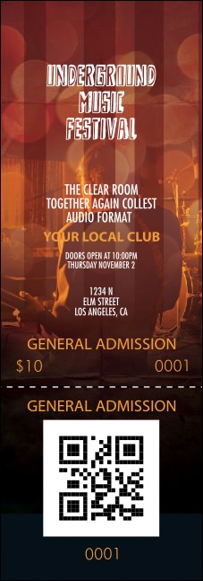Alternative Music Event Ticket