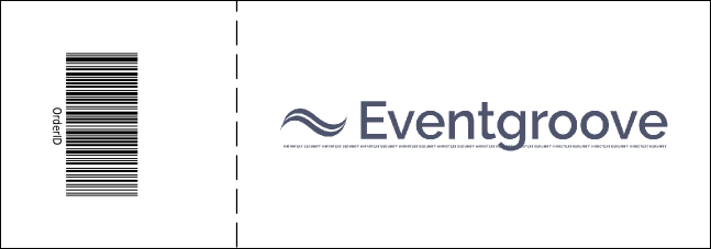 Hip Hop Red Reserved Event Ticket Product Back