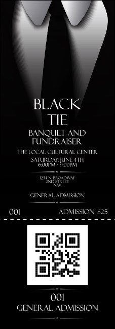 Black Tie Event Ticket