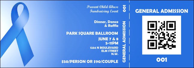 Blue Ribbon Event Ticket